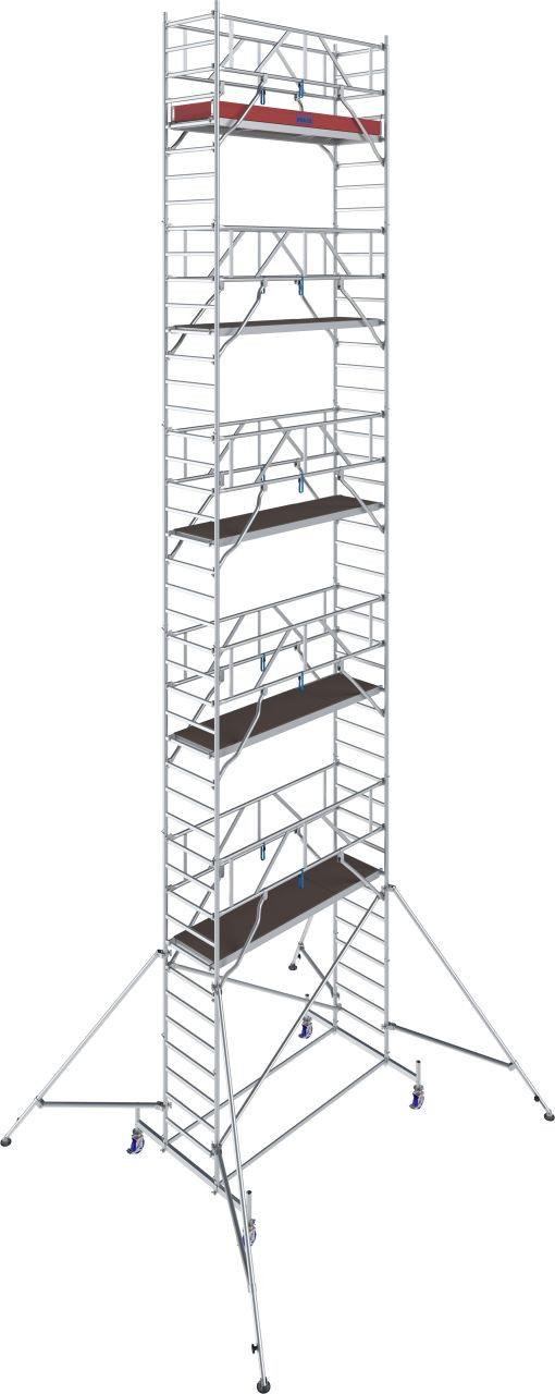 Krause STABILO Professional gurulóállvány, 10 -es sorozat, mezőméret: 2.5 m x 0.75 m, munkamagasság: 12.4 m termék fő termékképe